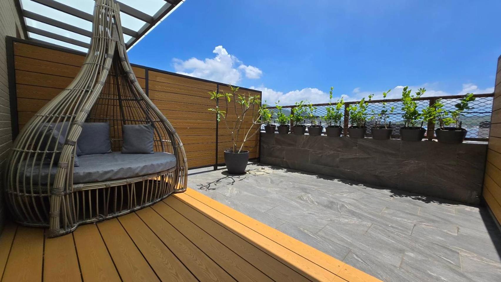 แกรนด์ เบย์ รีสอร์ต Hotel ย่านเมืองเก่าเฮ้งชุน ภายนอก รูปภาพ Composite wood